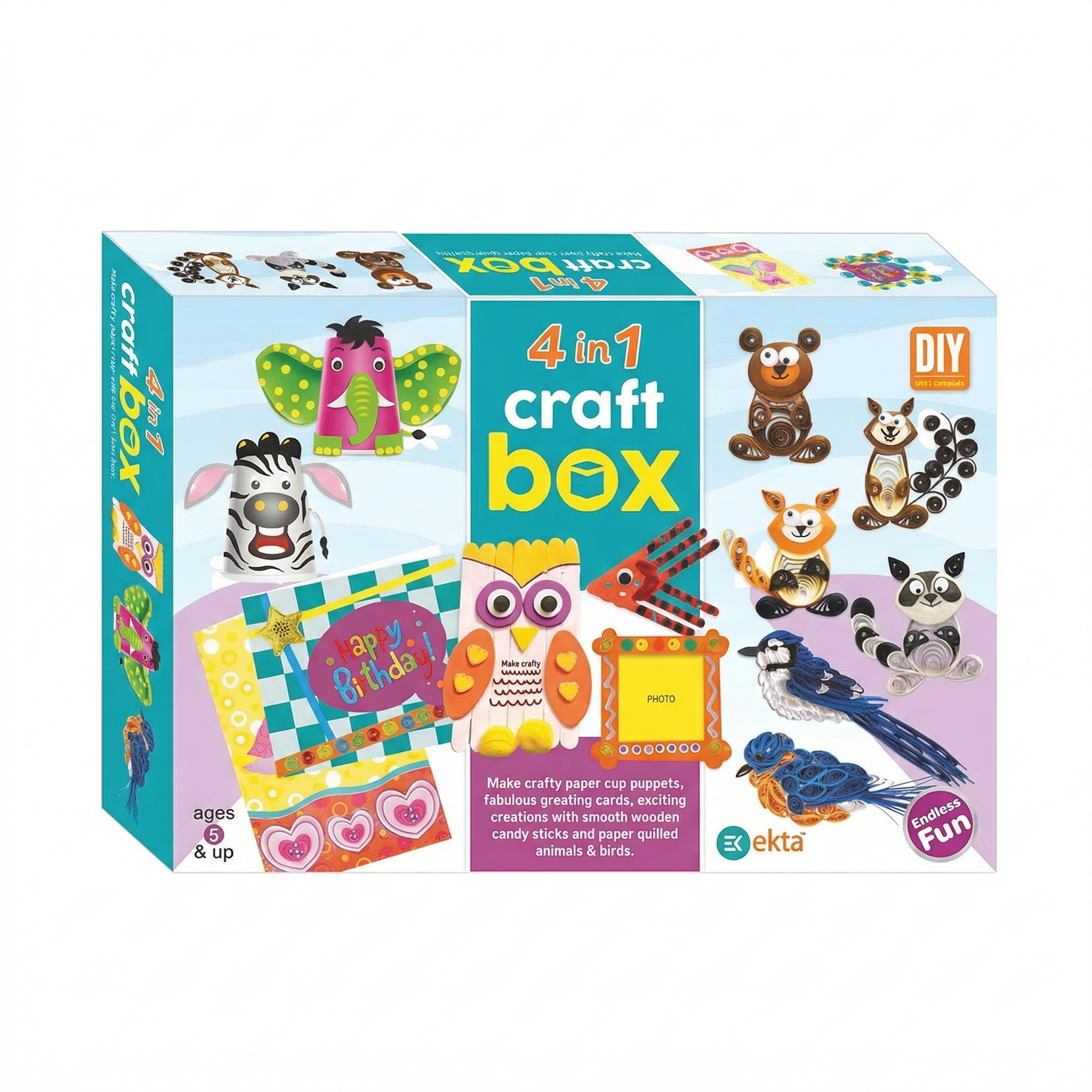PecoToys 4-in-1 Craft Box