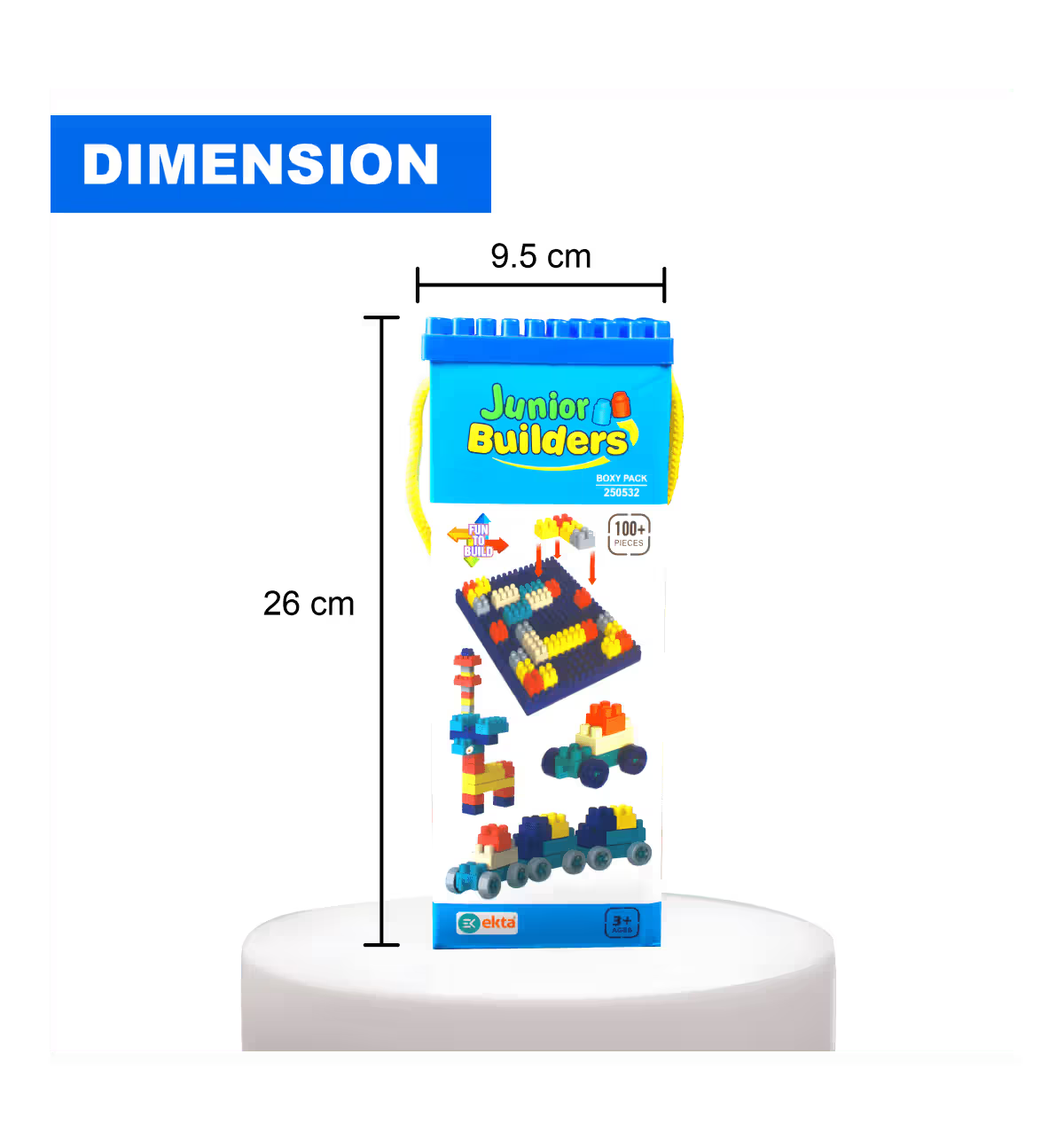 Junior Builders Block Set – 100+ Pieces