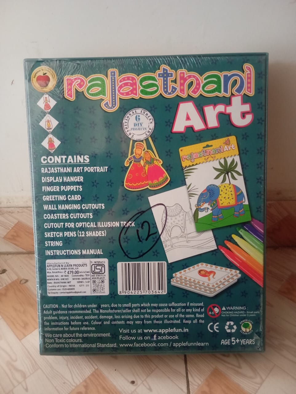 Rajasthani Art DIY Craft Kit for Kids