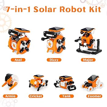 7-in-1 Solar Robot Kit for Kids