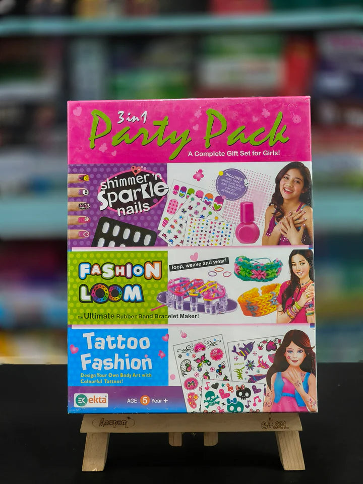 PecoToys 3-in-1 Party Pack for Girls