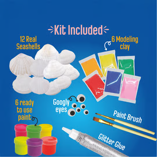 PecoToys Shell Painting Craft Kit