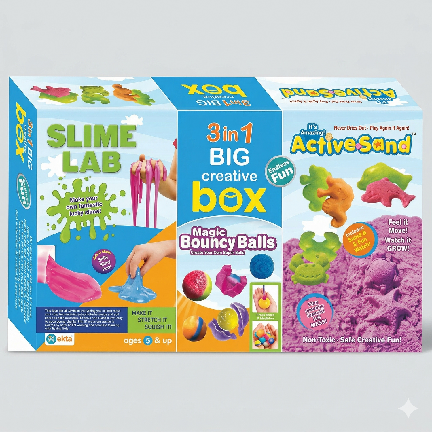 PecoToys 3-in-1 Creative Box