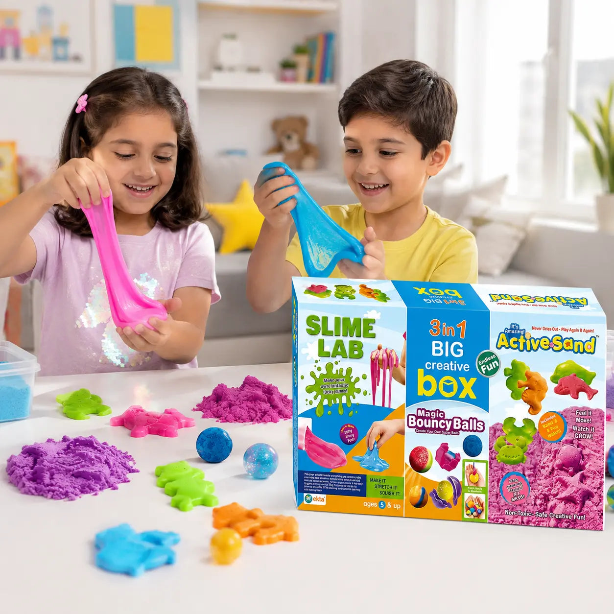 PecoToys 3-in-1 Creative Box