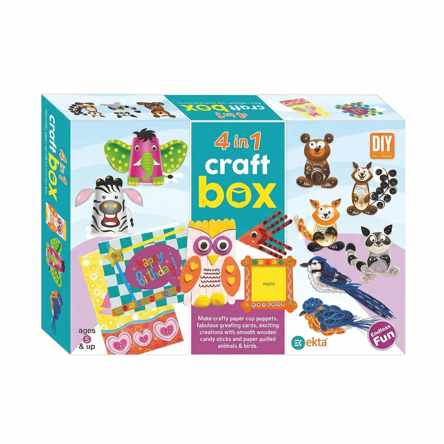 PecoToys 4-in-1 Craft Box