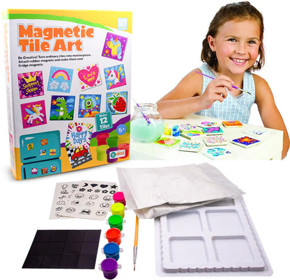 PecoToys Magnetic Tile Art Kit