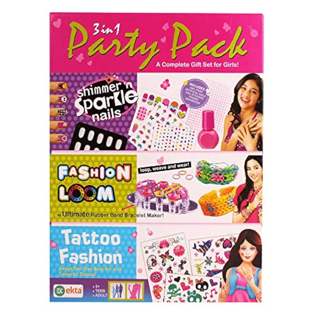3-in-1 Party Pack for Girls