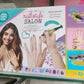 PecoToys Nail Style Salon Kit for Girls | DIY Nail Art Set | 2-in-1 Nail Pen | Creative Gift Ages 5+