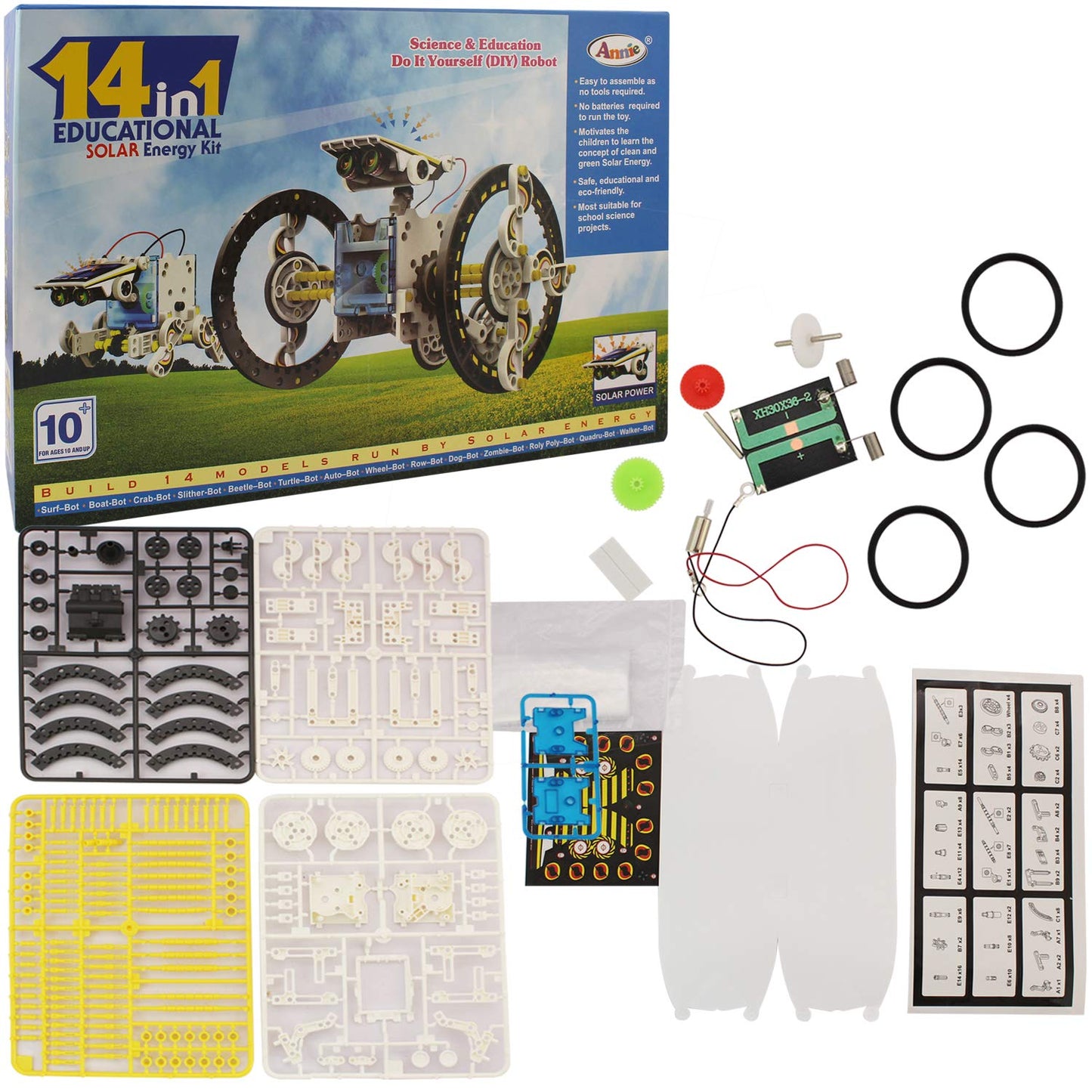 14-in-1 Solar Robot DIY Educational Kit