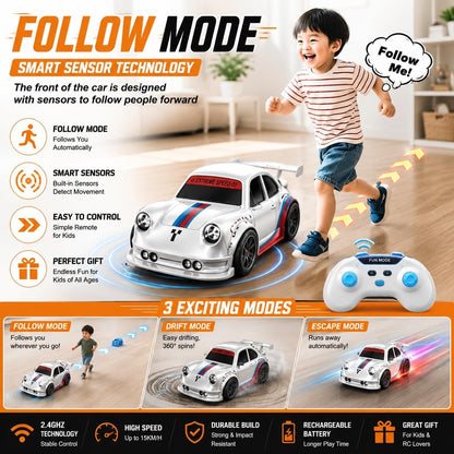 Remote Control Intelligent Sensor Drift Car for Kids