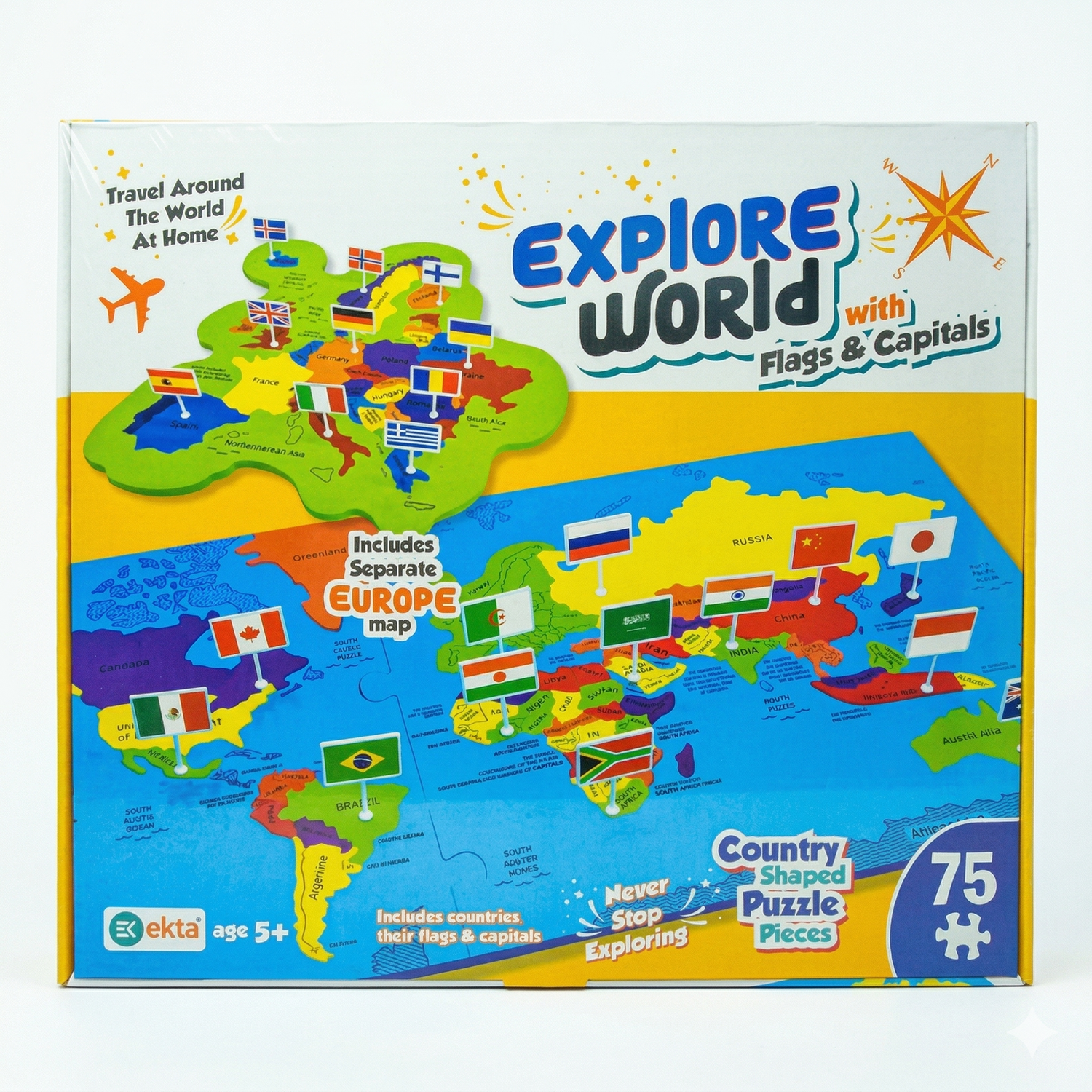 PecoToys Explore World Puzzle