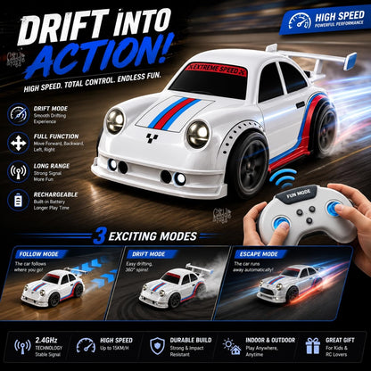 Remote Control Intelligent Sensor Drift Car for Kids
