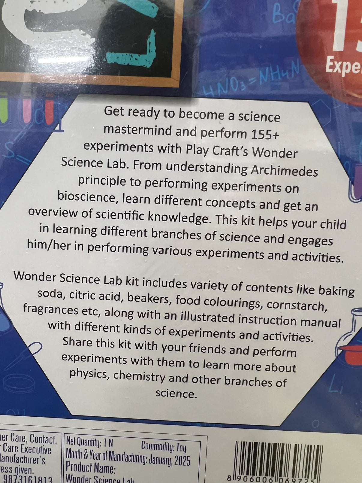 Science Lab Kit | 155+ STEM Experiments | Educational Toy Age 8+