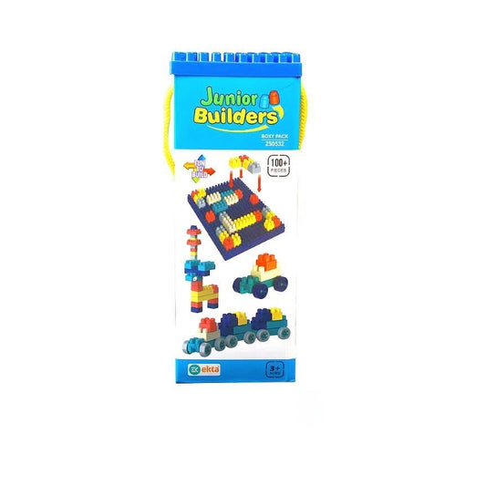 Junior Builders Block Set – 100+ Pieces