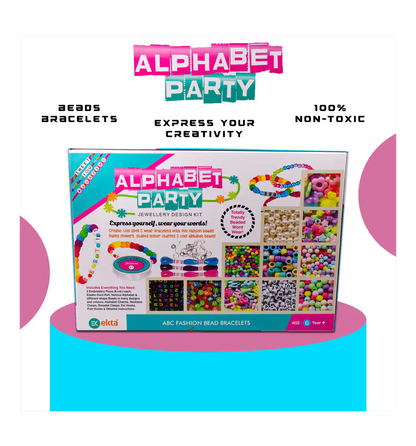 PecoToys Alphabet Party Jewellery Kit