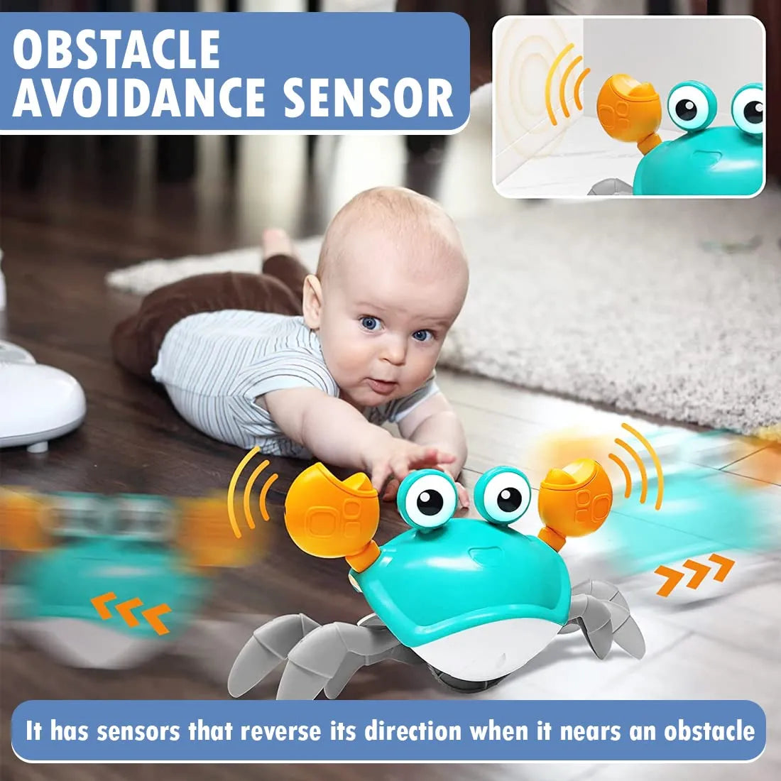 Crawling Crab Baby Musical Kids Toy