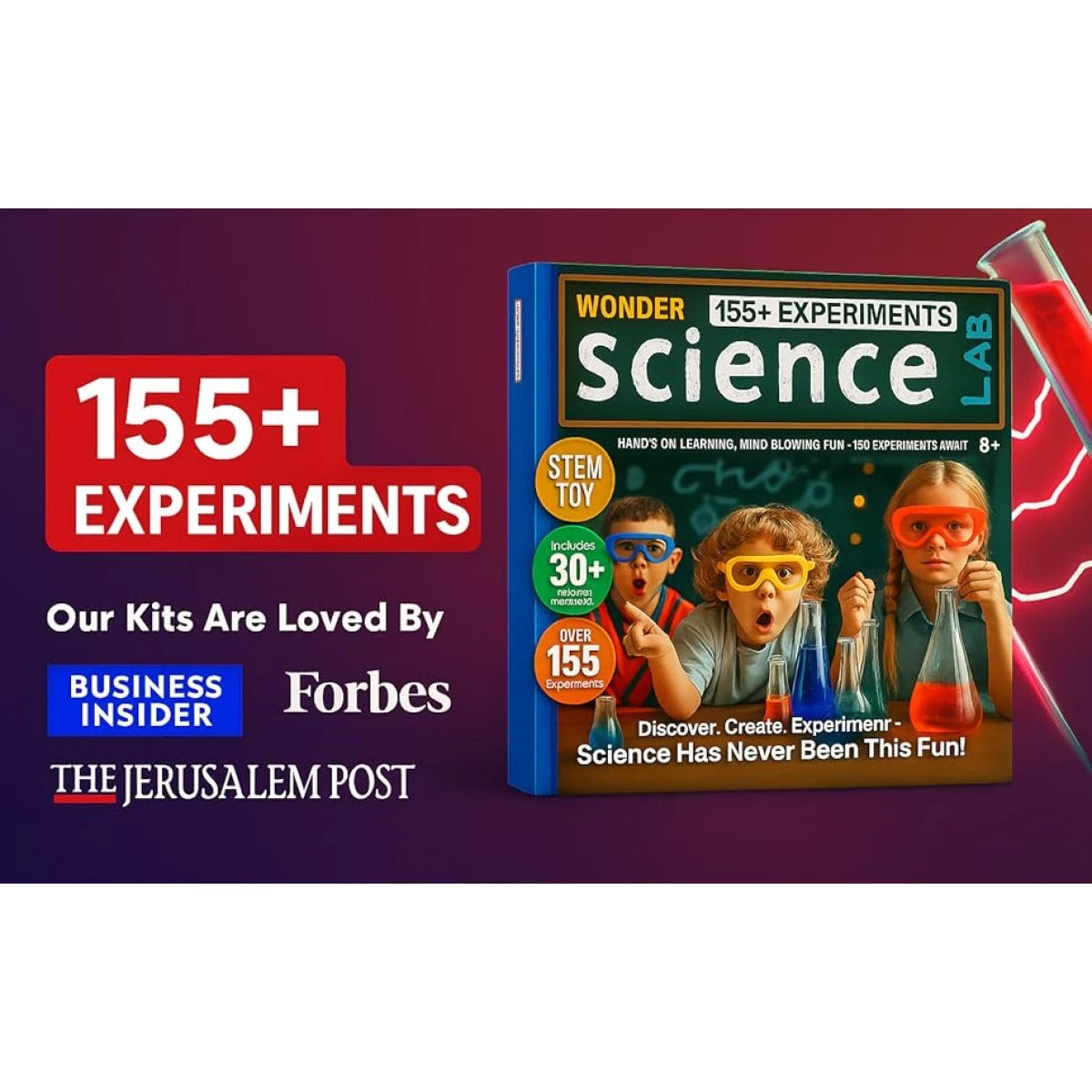 Science Lab Kit – 155+ Experiments