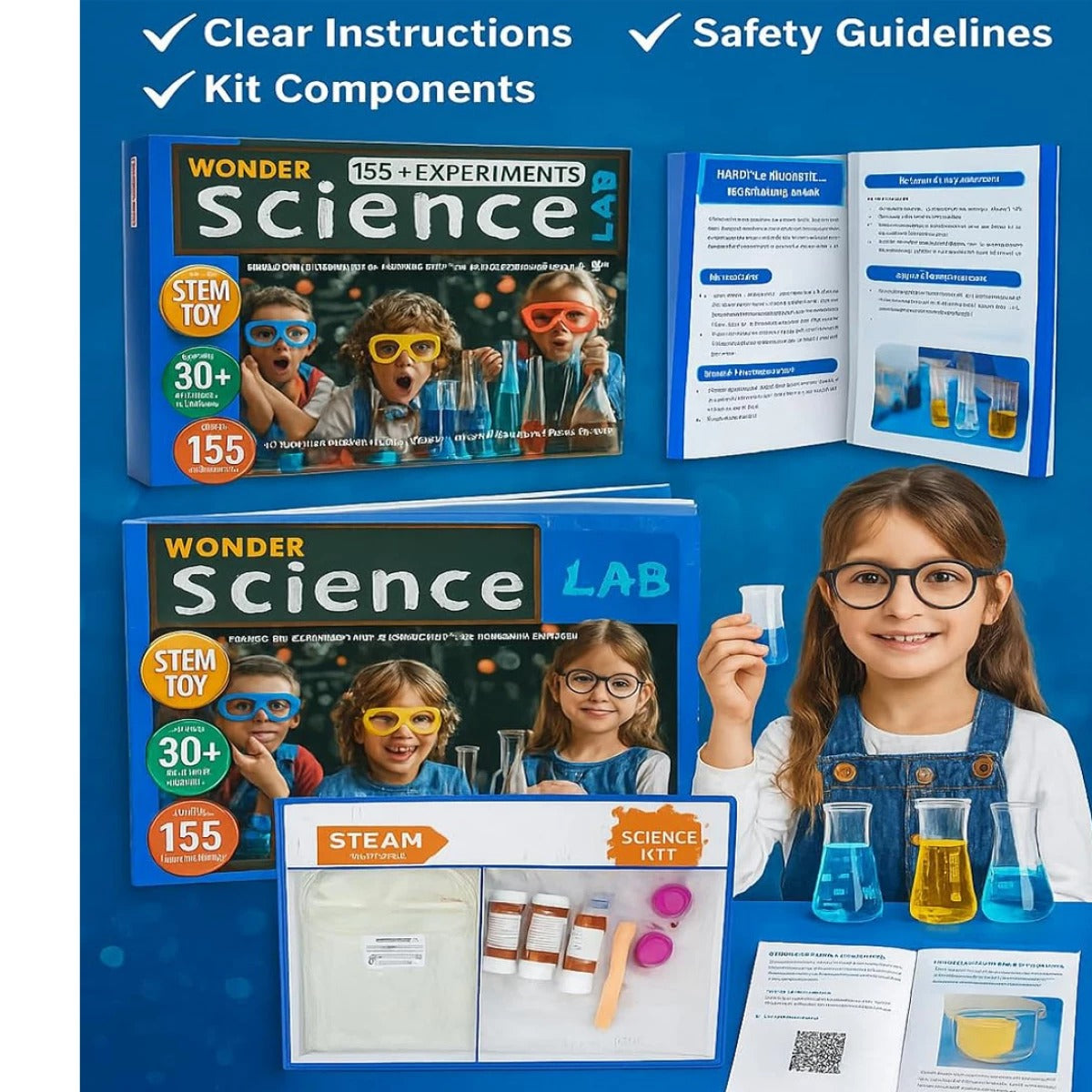 Science Lab Kit – 155+ Experiments